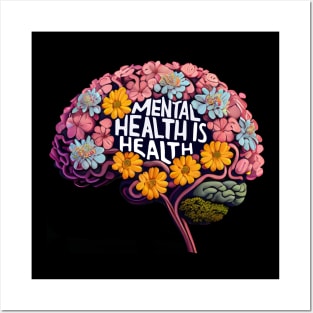 Mental Health is Heal Posters and Art